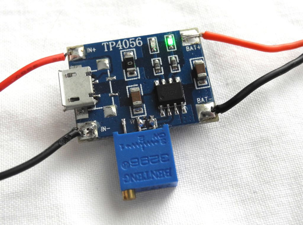 Modifikation: Lipo-Ladeplatine mit einstellbarem Ladestrom selber machen